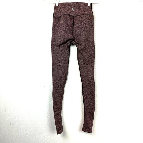 BuffBunny Leggings Pink Grey Heathered color Small - Picture 2 of 11